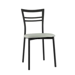 Go 1419 Chaise de cuisine rembourrée en synthétique et métal><noscript><img width=
