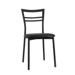 Go 1419 Chaise de cuisine rembourrée en synthétique et métal><noscript><img width=