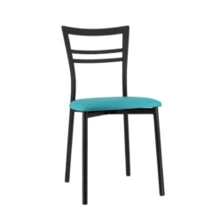 Go 1419 Chaise de cuisine rembourrée en synthétique et métal><noscript><img width=