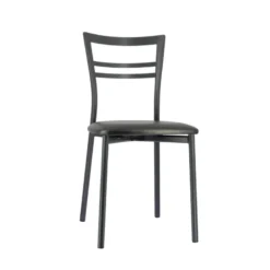 Go 1419 Chaise de cuisine rembourrée en synthétique et métal><noscript><img width=