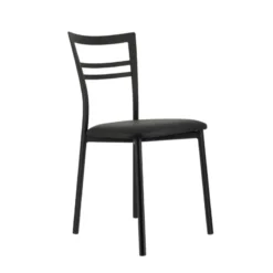 Go 1419 Chaise de cuisine rembourrée en synthétique et métal><noscript><img width=