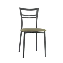 Go 1419 Chaise de cuisine rembourrée en synthétique et métal><noscript><img width=