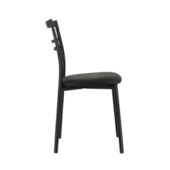 Go 1419 Chaise de cuisine rembourrée en synthétique et métal><noscript><img width=