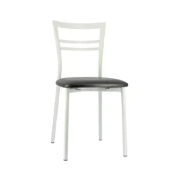 Go 1419 Chaise de cuisine rembourrée en synthétique et métal><noscript><img width=