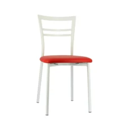 Go 1419 Chaise de cuisine rembourrée en synthétique et métal><noscript><img width=