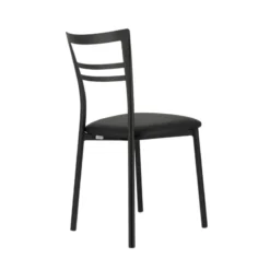 Go 1419 Chaise de cuisine rembourrée en synthétique et métal><noscript><img width=