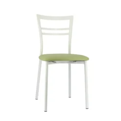 Go 1419 Chaise de cuisine rembourrée en synthétique et métal><noscript><img width=