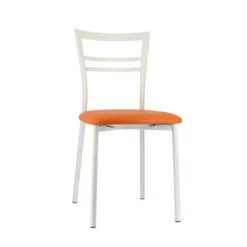 Go 1419 Chaise de cuisine rembourrée en synthétique et métal><noscript><img width=