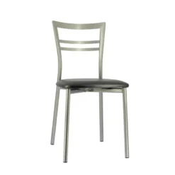 Go 1419 Chaise de cuisine rembourrée en synthétique et métal><noscript><img width=