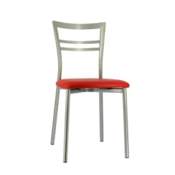 Go 1419 Chaise de cuisine rembourrée en synthétique et métal><noscript><img width=
