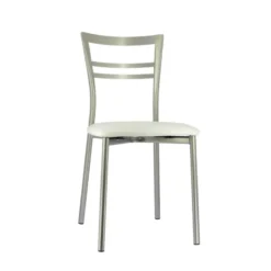 Go 1419 Chaise de cuisine rembourrée en synthétique et métal><noscript><img width=