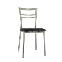 Go 1419 Chaise de cuisine rembourrée en synthétique et métal><noscript><img width=