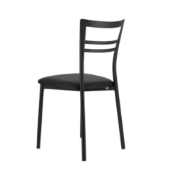 Go 1419 Chaise de cuisine rembourrée en synthétique et métal><noscript><img width=