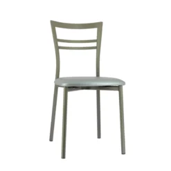 Go 1419 Chaise de cuisine rembourrée en synthétique et métal><noscript><img width=