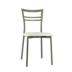 Go 1419 Chaise de cuisine rembourrée en synthétique et métal><noscript><img width=