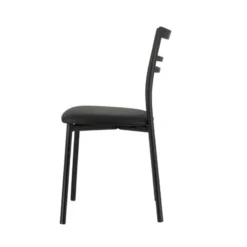 Go 1419 Chaise de cuisine rembourrée en synthétique et métal><noscript><img width=