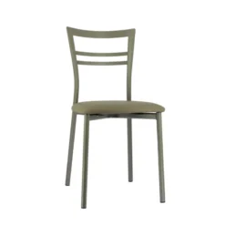Go 1419 Chaise de cuisine rembourrée en synthétique et métal><noscript><img width=