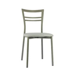 Go 1419 Chaise de cuisine rembourrée en synthétique et métal><noscript><img width=