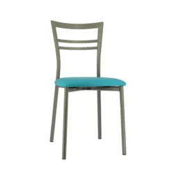 Go 1419 Chaise de cuisine rembourrée en synthétique et métal><noscript><img width=