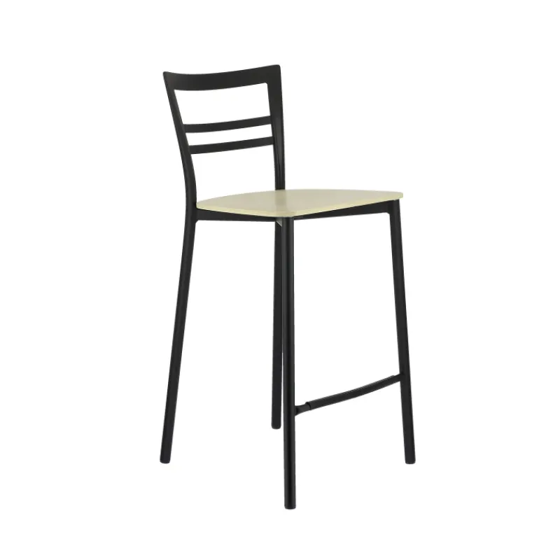 Go Clip Connubia® Tabouret snack contemporain en métal et multiplis bois> Tabouret Snack (assise +/- 65 Cm)|Tabouret De Bar (assise +/- 80 Cm)