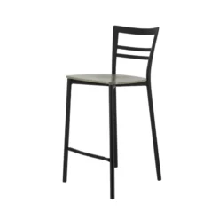 Go Clip Connubia® Tabouret snack contemporain en métal et multiplis bois><noscript><img width=