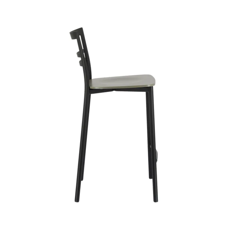 Go Clip Connubia® Tabouret snack contemporain en métal et multiplis bois> Tabouret Snack (assise +/- 65 Cm)|Tabouret De Bar (assise +/- 80 Cm)