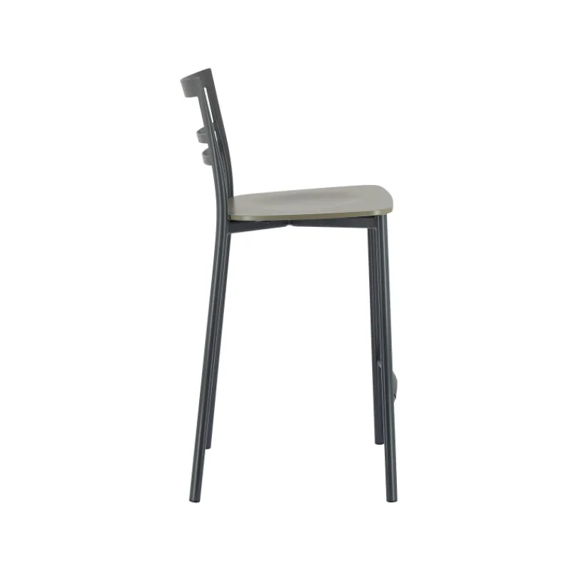 Go Clip Connubia® Tabouret snack contemporain en métal et multiplis bois> Tabouret Snack (assise +/- 65 Cm)|Tabouret De Bar (assise +/- 80 Cm)