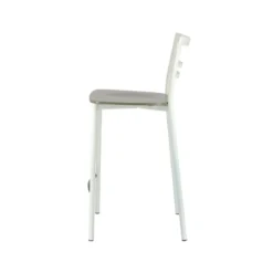Go Clip Connubia® Tabouret snack contemporain en métal et multiplis bois><noscript><img width=