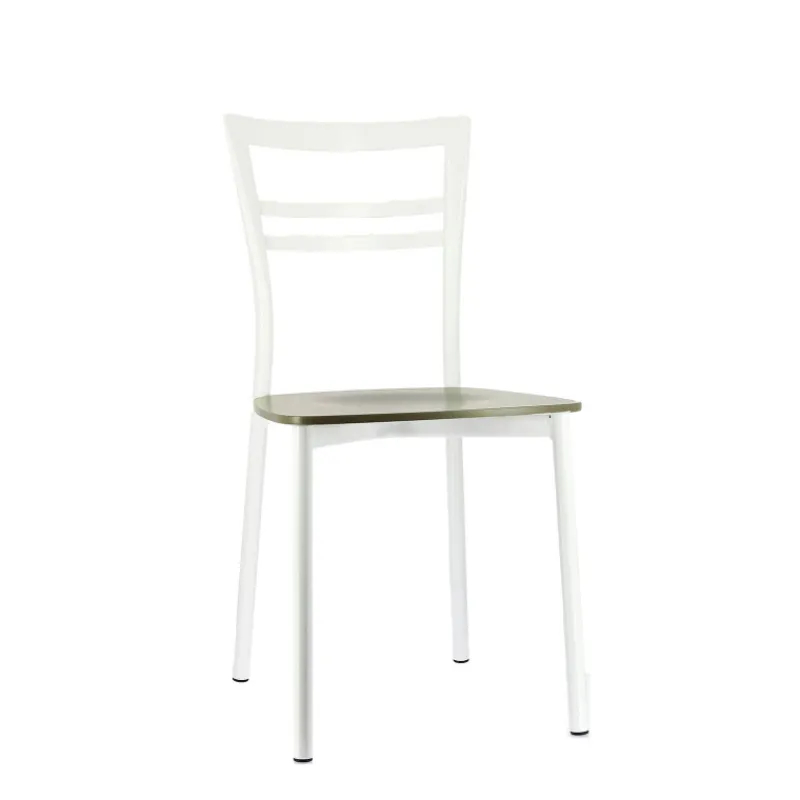 Go Connubia® Chaise contemporaine en métal et assise multiplis bois> Chaise De Cuisine|Chaise De Salle à Manger