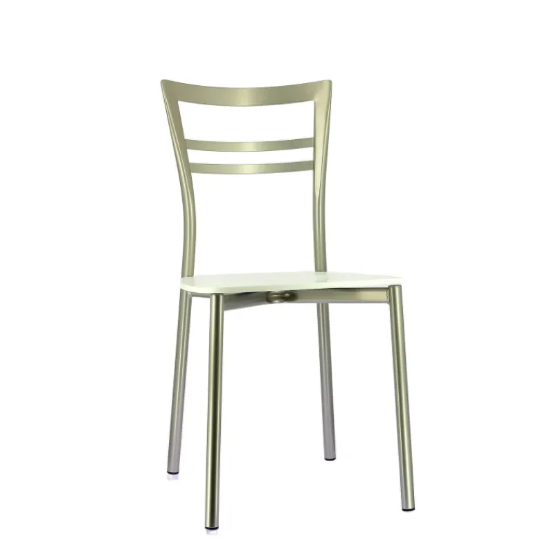 Go Connubia® Chaise contemporaine en métal et assise multiplis bois> Chaise De Cuisine|Chaise De Salle à Manger