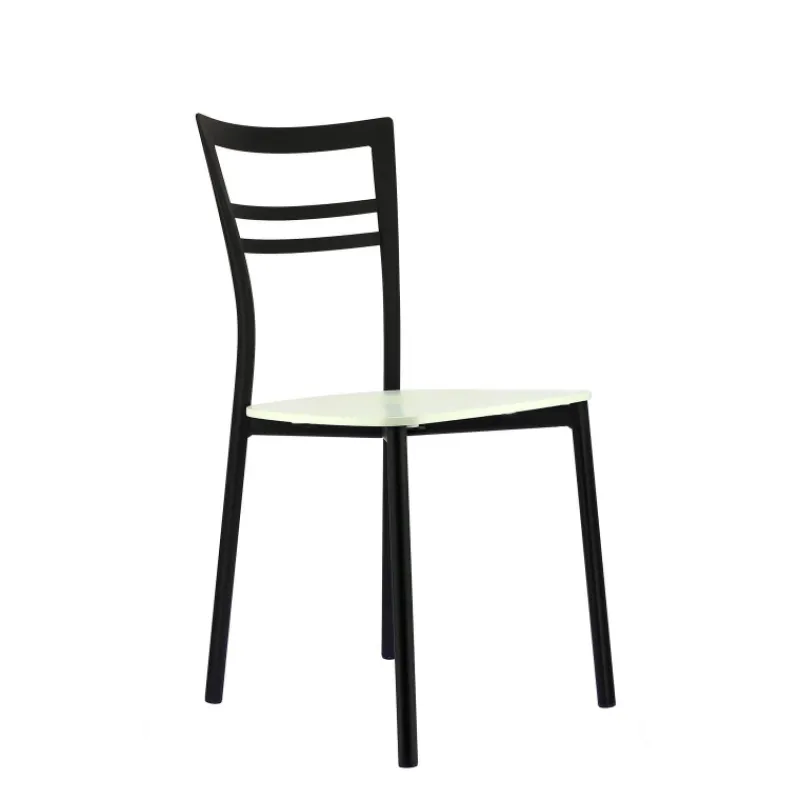 Go Connubia® Chaise contemporaine en métal et assise multiplis bois> Chaise De Cuisine|Chaise De Salle à Manger