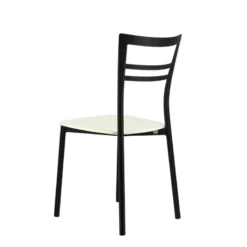 Go Connubia® Chaise contemporaine en métal et assise multiplis bois><noscript><img width=
