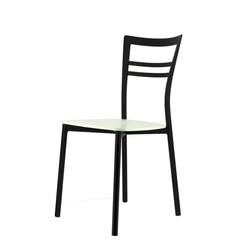Go Connubia® Chaise contemporaine en métal et assise multiplis bois> Chaise De Cuisine|Chaise De Salle à Manger