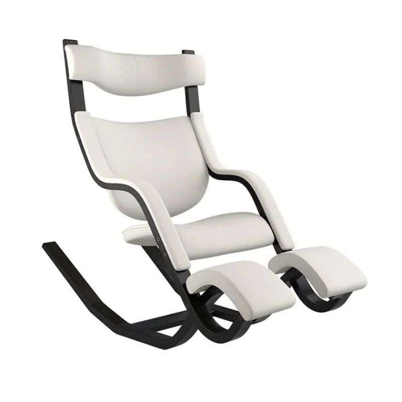 Varier Gravity ® Fauteuil de relaxation en tissu et bois> Chaise De Bureau|Fauteuil De Bureau