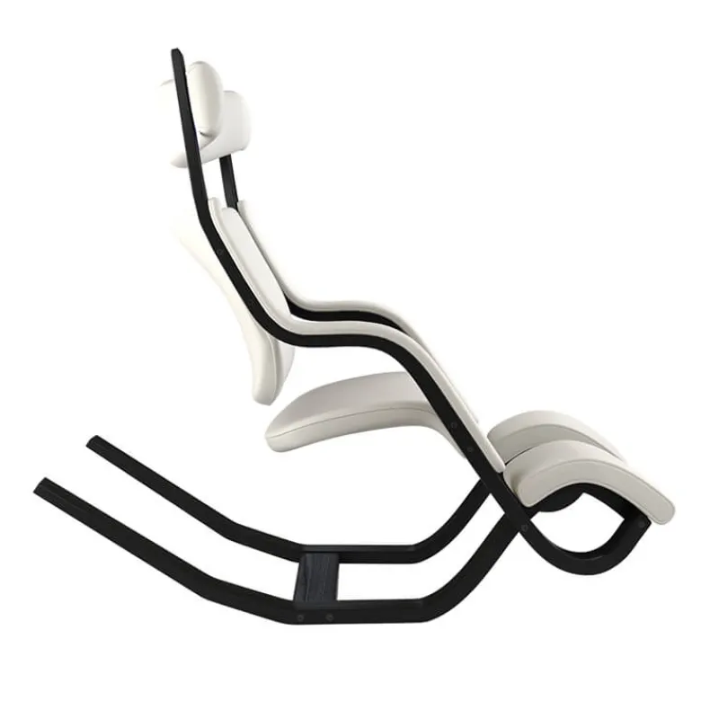 Varier Gravity ® Fauteuil de relaxation en tissu et bois> Chaise De Bureau|Fauteuil De Bureau