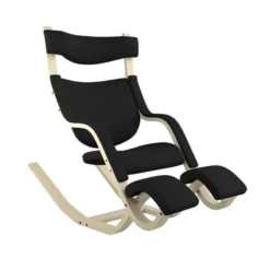 Varier Gravity ® Fauteuil de relaxation en tissu et bois><noscript><img width=
