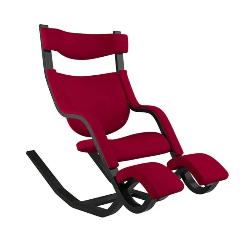 Varier Gravity ® Fauteuil de relaxation en tissu et bois> Chaise De Bureau|Fauteuil De Bureau