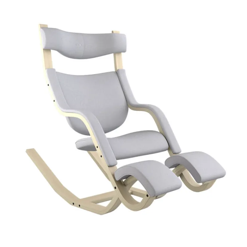 Varier Gravity ® Fauteuil de relaxation en tissu et bois> Chaise De Bureau|Fauteuil De Bureau