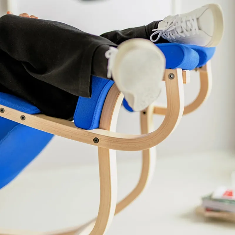 Varier Gravity ® Fauteuil de relaxation en tissu et bois> Chaise De Bureau|Fauteuil De Bureau