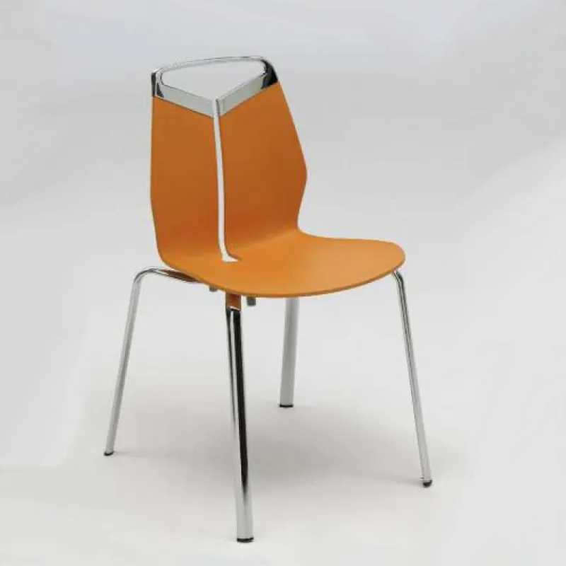 Dexo Gripp Chaise design coque polypropylène pieds en métal> Chaise De Cuisine|Chaise De Salle à Manger