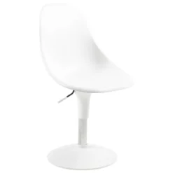 Harmony Chaise réglable en hauteur et pivotante design en technopolymère blanc> Chaise De Cuisine|Chaise De Salle à Manger