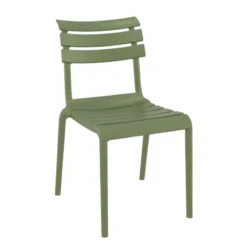Helen Chaise de jardin moderne empilable en polypropylène><noscript><img width=
