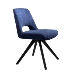 Hortense Chaise cocooning en tissu avec pieds en bois massif> Chaise De Salle à Manger|Chaise Salon