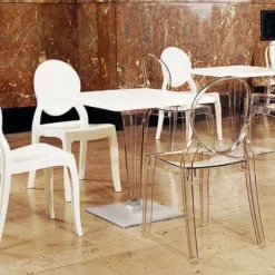 Ice Table carrée en polycarbonate et stratifié><noscript><img width=