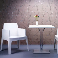 Ice Table carrée en polycarbonate et stratifié><noscript><img width=