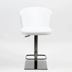 Peressini Ines Tabouret réglable et pivotant en synthétique et métal chromé><noscript><img width=