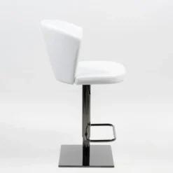 Peressini Ines Tabouret réglable et pivotant en synthétique et métal chromé><noscript><img width=