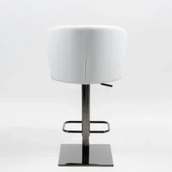 Peressini Ines Tabouret réglable et pivotant en synthétique et métal chromé><noscript><img width=