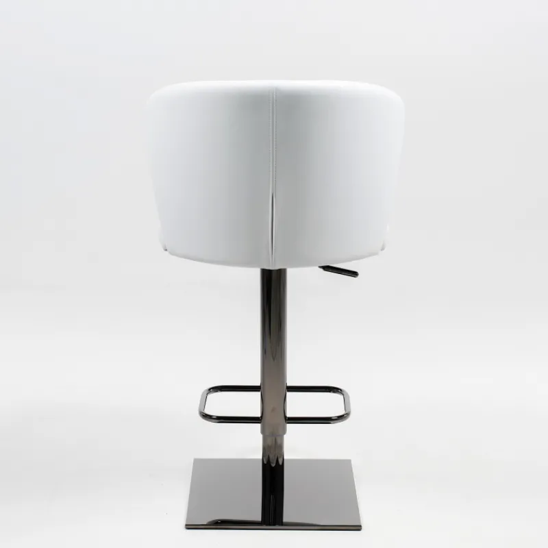 Peressini Ines Tabouret réglable et pivotant en synthétique et métal chromé> Tabouret De Bar (assise +/- 80 Cm)|Tabouret Snack (assise +/- 65 Cm)