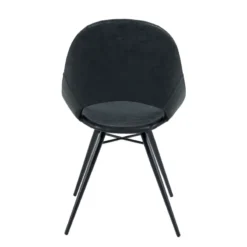 IsabelleChaise design avec coque ajourée en simili noir><noscript><img width=